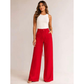 Calça Pantalona Cintura Alta. Alonga, Afina e Não Marca