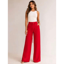 Calça Pantalona Cintura Alta. Alonga, Afina e Não Marca