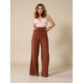 Calça Pantalona Cintura Alta. Alonga, Afina e Não Marca